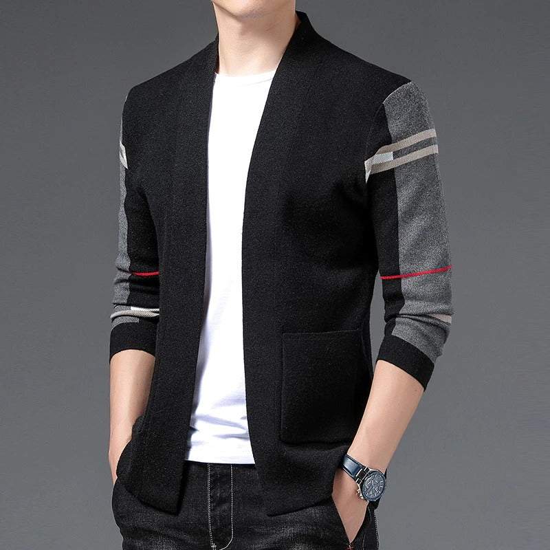 Casaco de malha de designer Clifford para homem