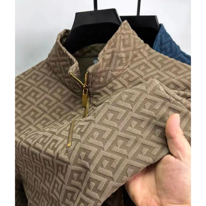 Paolo Uccello Kaschmirpullover mit Reißverschluss