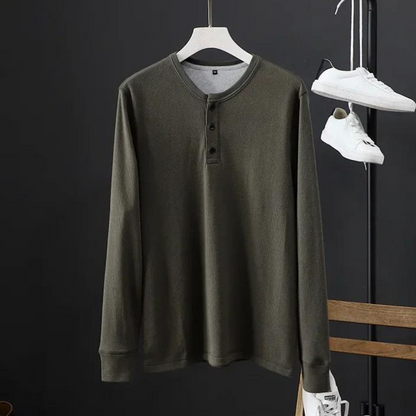 Vinthentic Signature Waffel-Langarmshirt