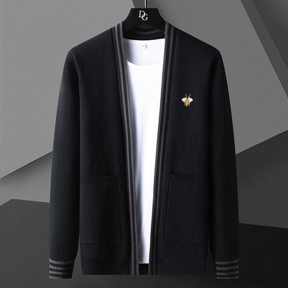 Beehive designer-cardigan til mænd