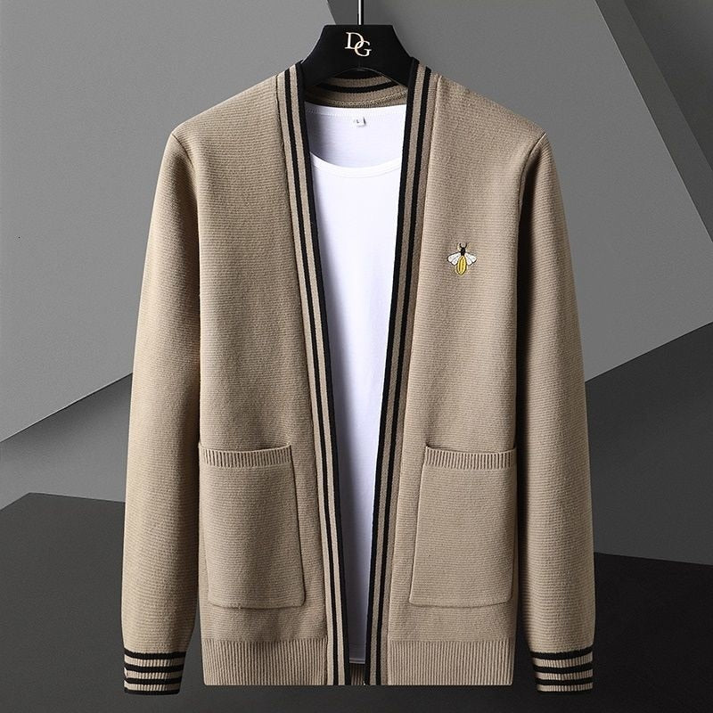 Beehive designer-cardigan til mænd