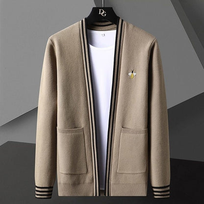 Beehive designer-cardigan til mænd