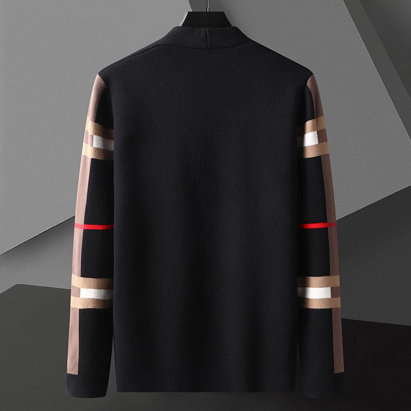 Casaco de malha de designer Clifford para homem
