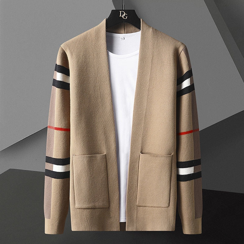 Casaco de malha de designer Clifford para homem