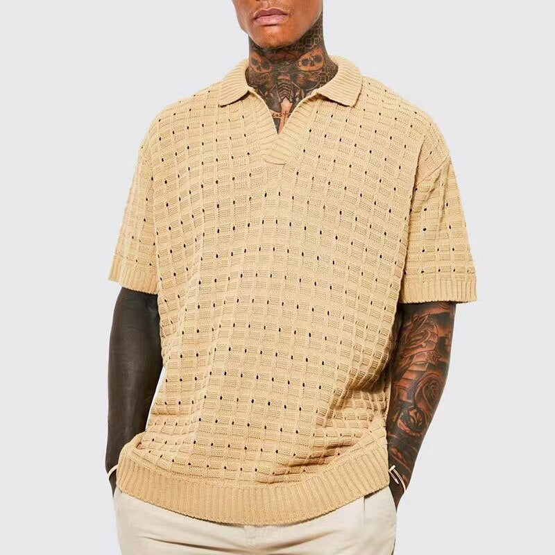 Polo en maille pour homme Vinthentic Giovani