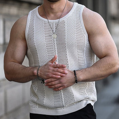 Débardeur en maille pour homme Vinthentic Rocco
