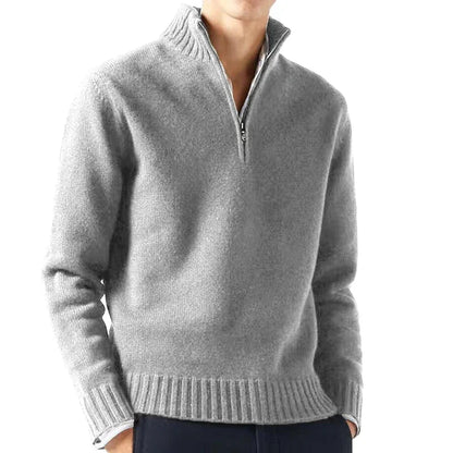 Leo Gatti Men’s Half Zip Turtleneck Knit Sweater