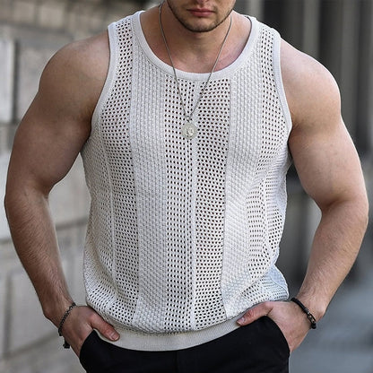 Débardeur en maille pour homme Vinthentic Rocco