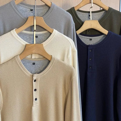 Vinthentic Signature Waffel-Langarmshirt