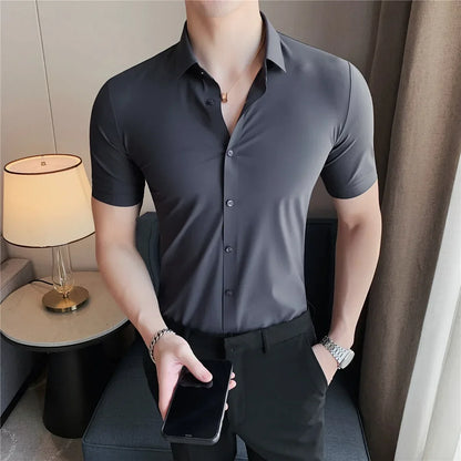 Chemise à manches courtes pour homme Henri Valliere