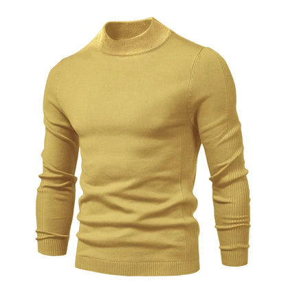 Alessio Moro Men Slim Fit Turtleneck Sweater Warm Winter Knit Pullover