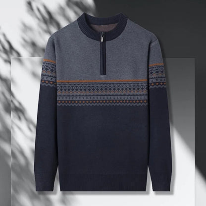 Sanzio Signature Strickpullover mit Reißverschluss