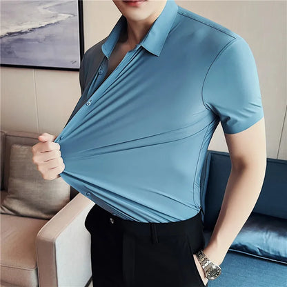 Chemise à manches courtes pour homme Henri Valliere