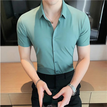 Chemise à manches courtes pour homme Henri Valliere