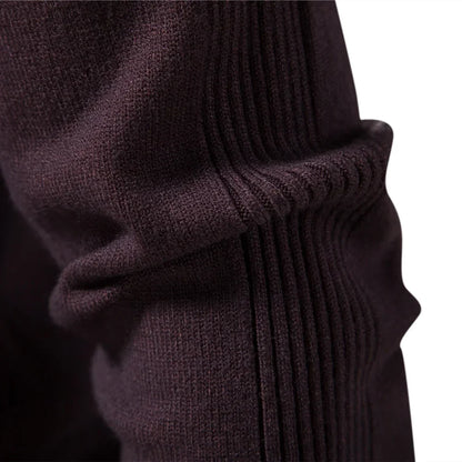 Alessio Moro Men Slim Fit Turtleneck Sweater Warm Winter Knit Pullover