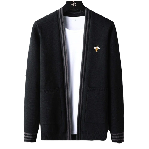 Beehive designer-cardigan til mænd