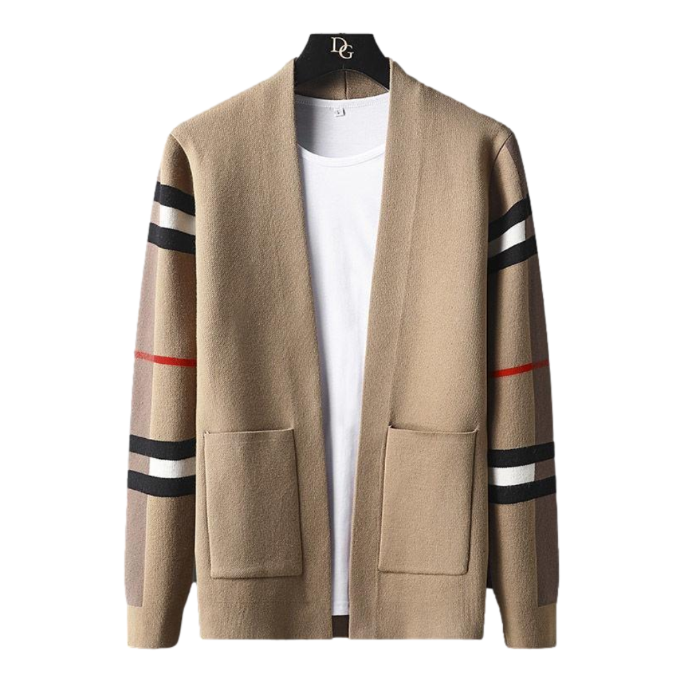 Casaco de malha de designer Clifford para homem
