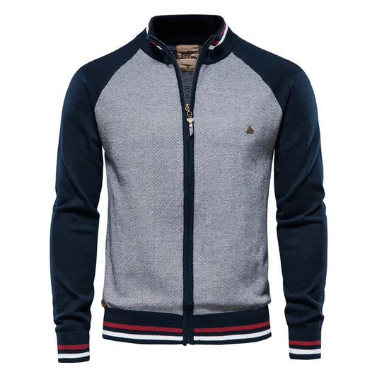 Vinthentic zeitloser Cardigan mit Streifen