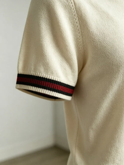 Chemise en maille à manches courtes pour homme, blanche, légère et professionnelle