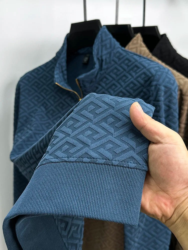 Paolo Uccello Kaschmirpullover mit Reißverschluss