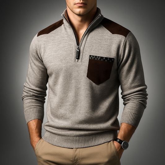Cardigan in maglia a coste aperto sul davanti
