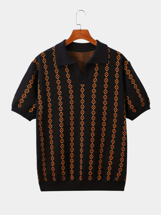 Maglione in maglia lungo con bordo a coste