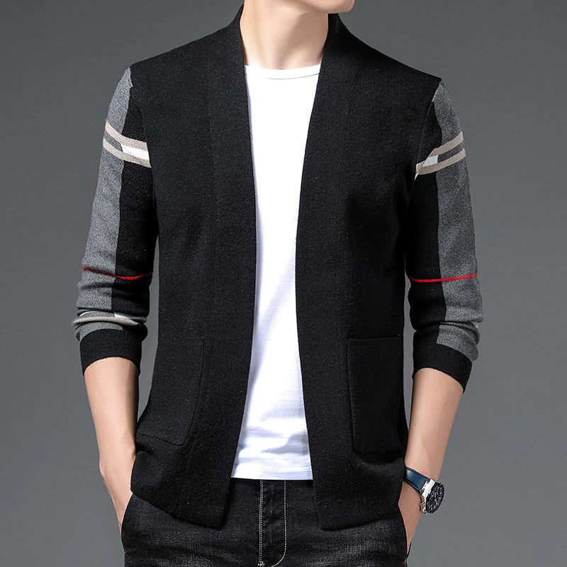 Casaco de malha de designer Clifford para homem
